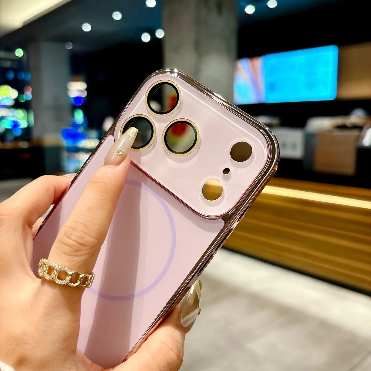 Luxury AG Nano Tempered Glass For Magsafe Phone Case