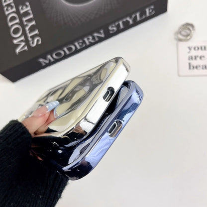 Luxury Glossy Laser Meteorite Plating Phone Case