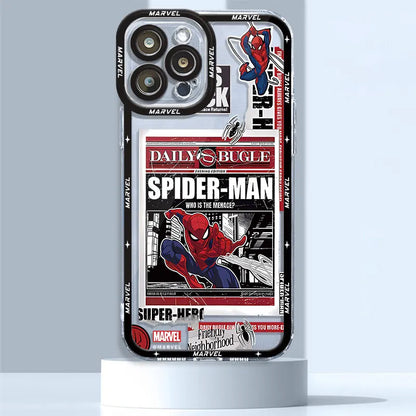 Marvel Venom Spiderman Clear iPhone Case
