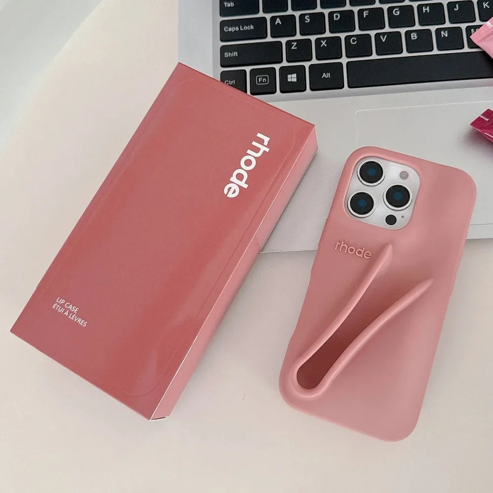 Rhode Lipstick Holder Case For iPhone With Box