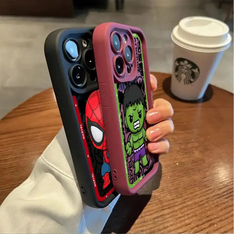 Marvel Groot & Deadpool iPhone Case