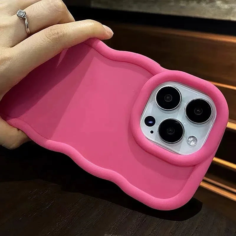 Soft Candy Curly Wave Phone Case