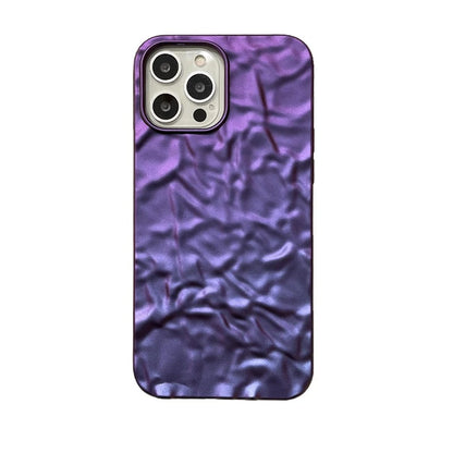 Luxury Plating Tin Paper Pattern Phone Case