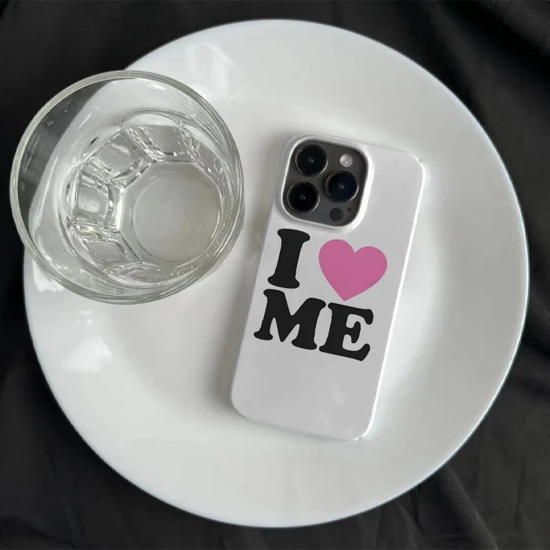 INS Simple Words I Love Myself Phone Case