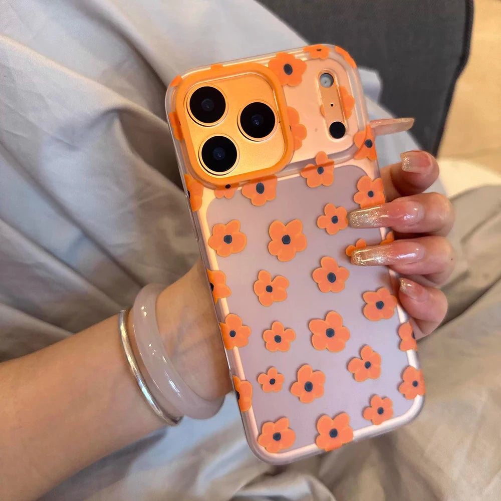 Cute Floral Lovely Flowers Clear Phone Case