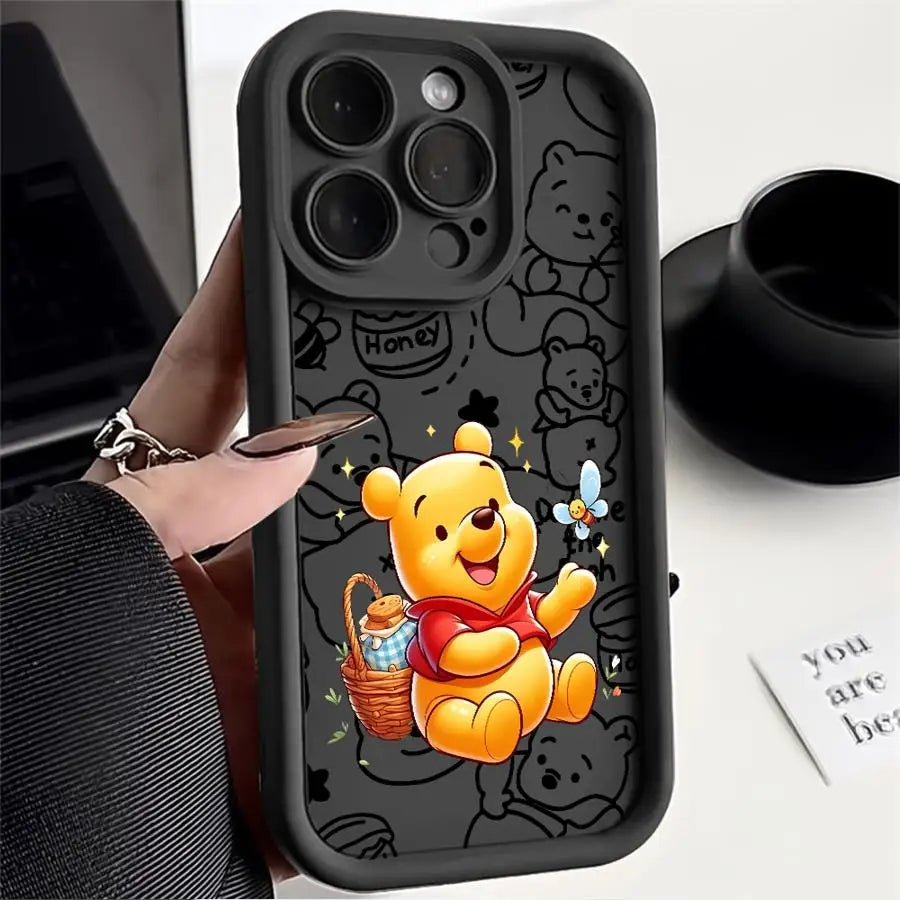 Disney Winnie The Pooh Silicone Phone Case for iPhone