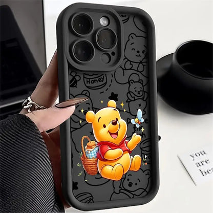 Disney Winnie The Pooh Silicone Phone Case for iPhone