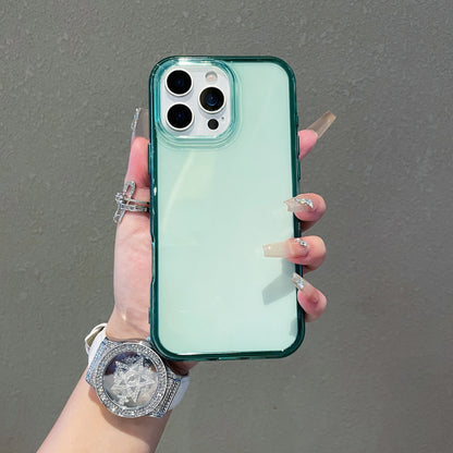 Fashion 2 IN 1 Jelly Candy Color Clear Phone Case