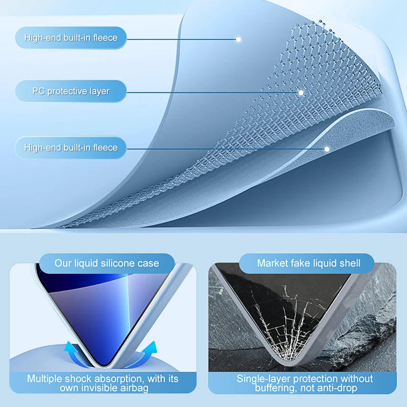 Luxury Liquid Silicone Phone Case