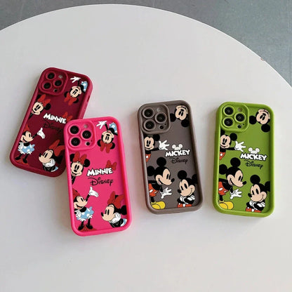Mickey & Minnie Cartoon iPhone Case