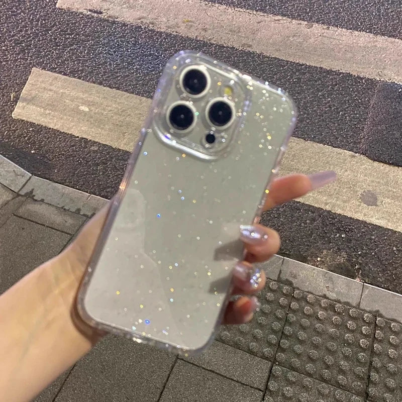 Soft Glitter Transparent Phone Case