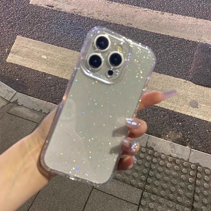 Soft Glitter Transparent Phone Case