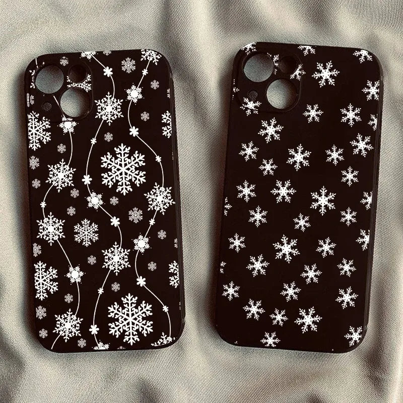 Winter Christmas Snowflakes Fluttering Case