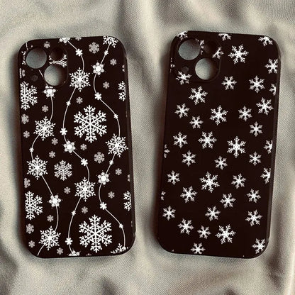 Winter Christmas Snowflakes Fluttering Case