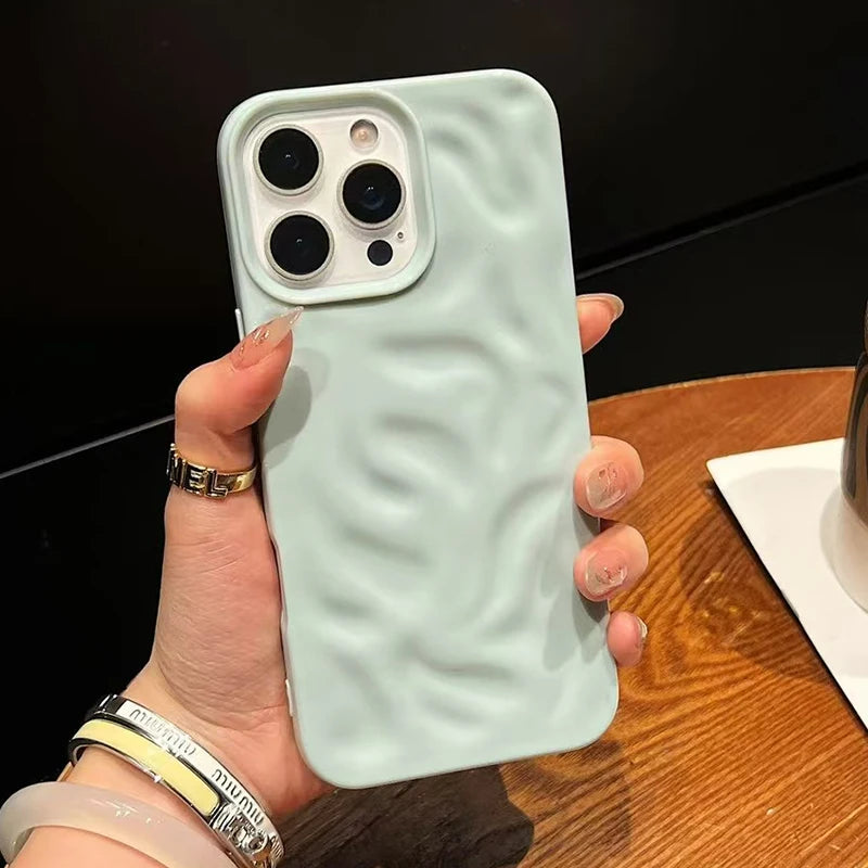 Shiny Colors Wrinkle Meteorite Pattern Phone Case