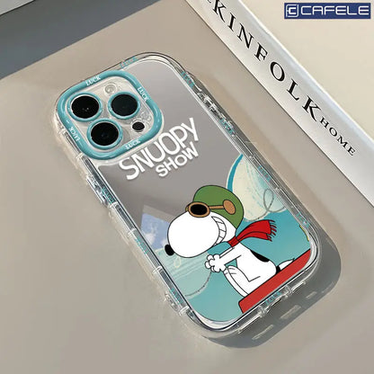 Snoopy Cartoon Mirror Phone Case