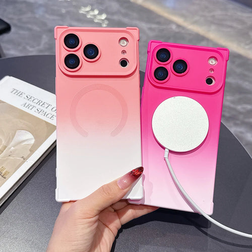 Rectangular Wireless Charge Magnetic Gradient Phone Case