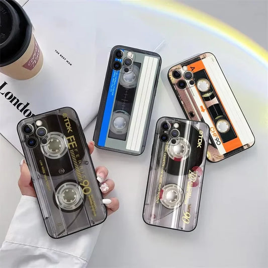 Vintage Music Tapes Cassette Phone Case