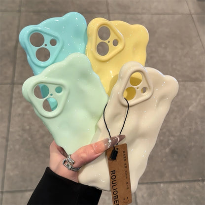 Soft Silicone Candy Cloud Wave Pattern Phone Cases