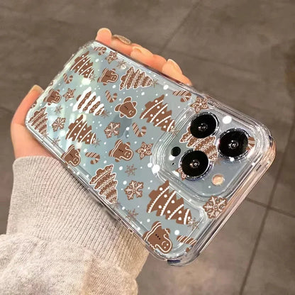 Merry Christmas Cartoon Pattern Phone Case