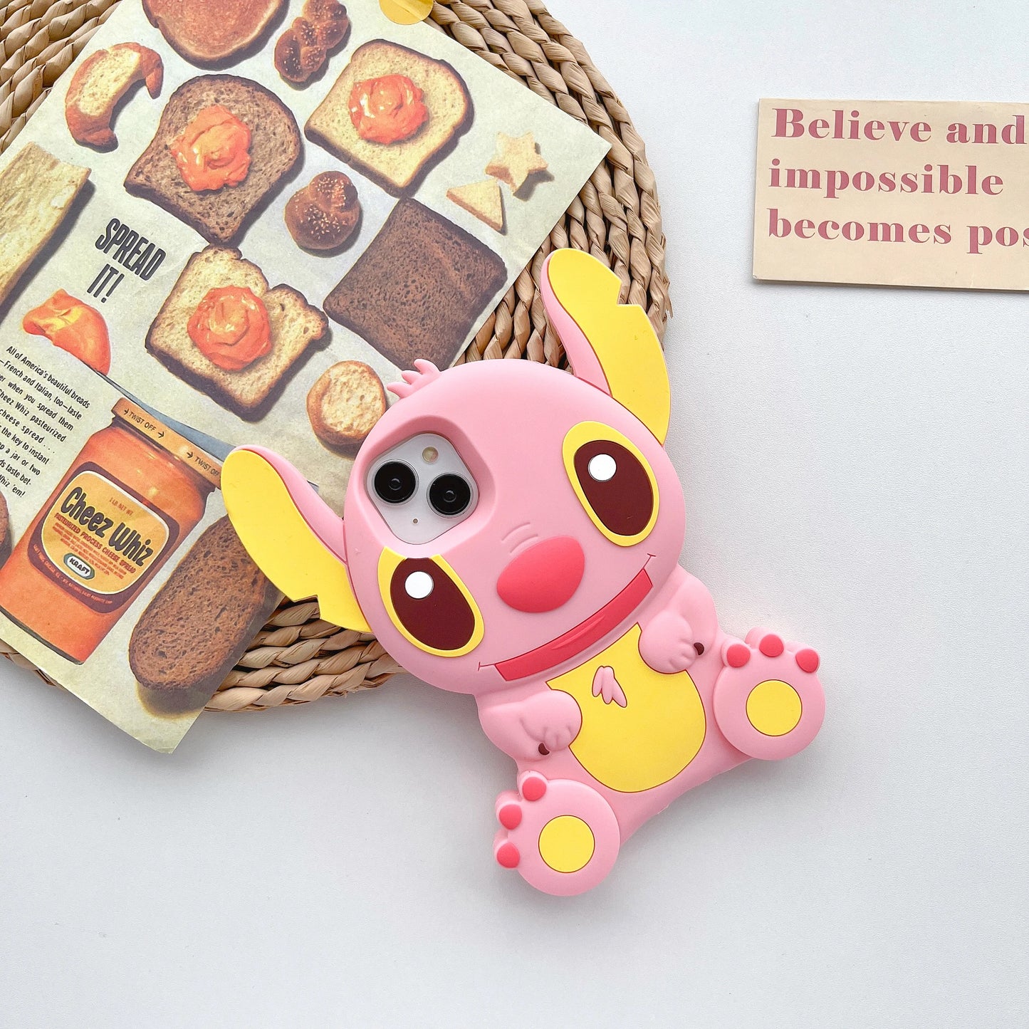 Cute 3D Cartoon Lilo Stitch Phone Case