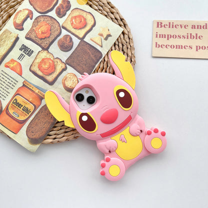 Cute 3D Cartoon Lilo Stitch Phone Case