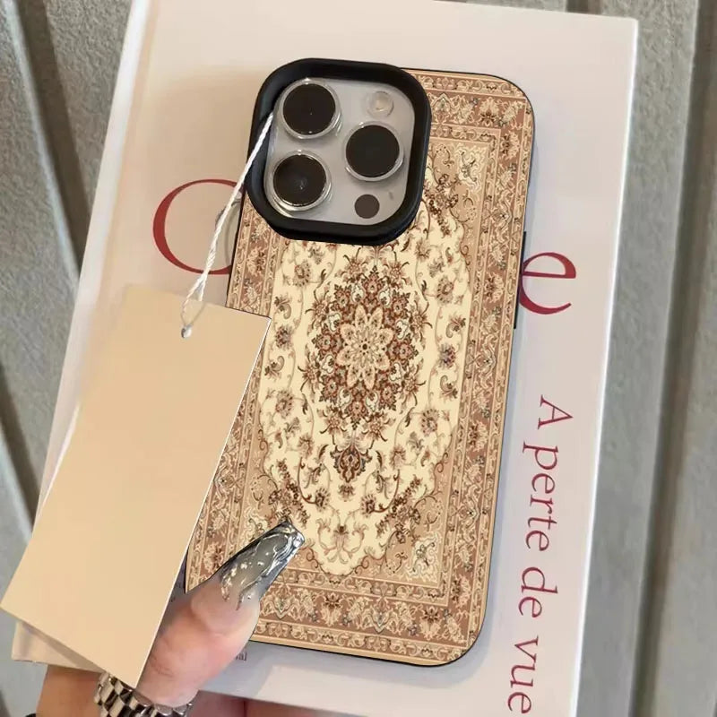 Retro Ethnic Totem Design Lichee Pattern Phone Case