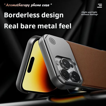 Business Aromatherapy Leather Phone Case New