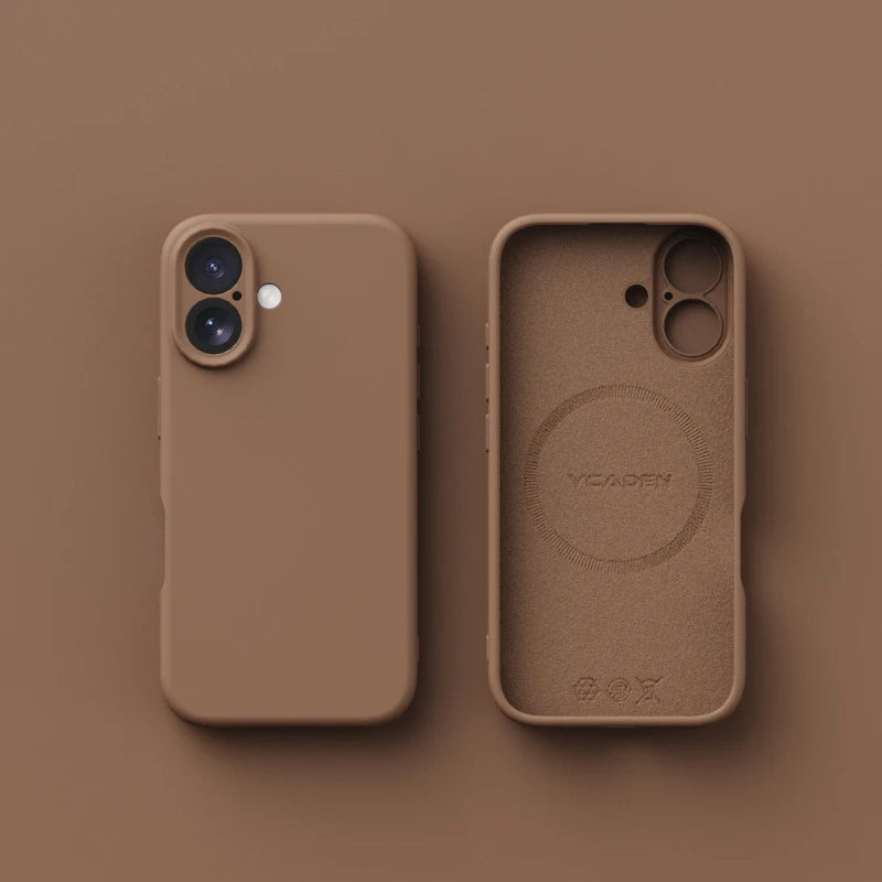 Original Liquid Silicone Magnetic Phone Case New