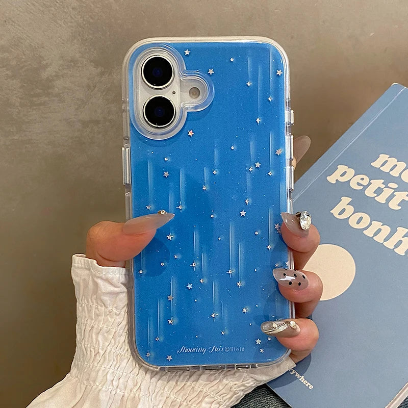 Fashion Meteor Shower Shining Glitter Shockproof Bumper Phone Case