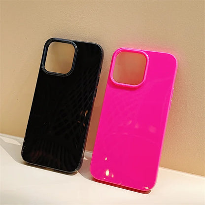 Soft Silicone Glossy Shockproof Phone Case