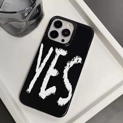 Personalized Couple Yes And No Phone Cases