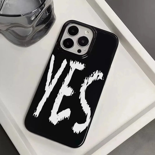 Personalized Couple Yes And No Phone Cases