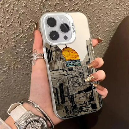 Building Silhouette Design Print Phone Case