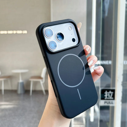 Official Orange Silicone Magnetic For Magsafe Phone Case New