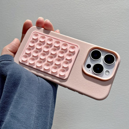 Luxury 3D Suction Cup Airbag Litchi Pattern Phone Case