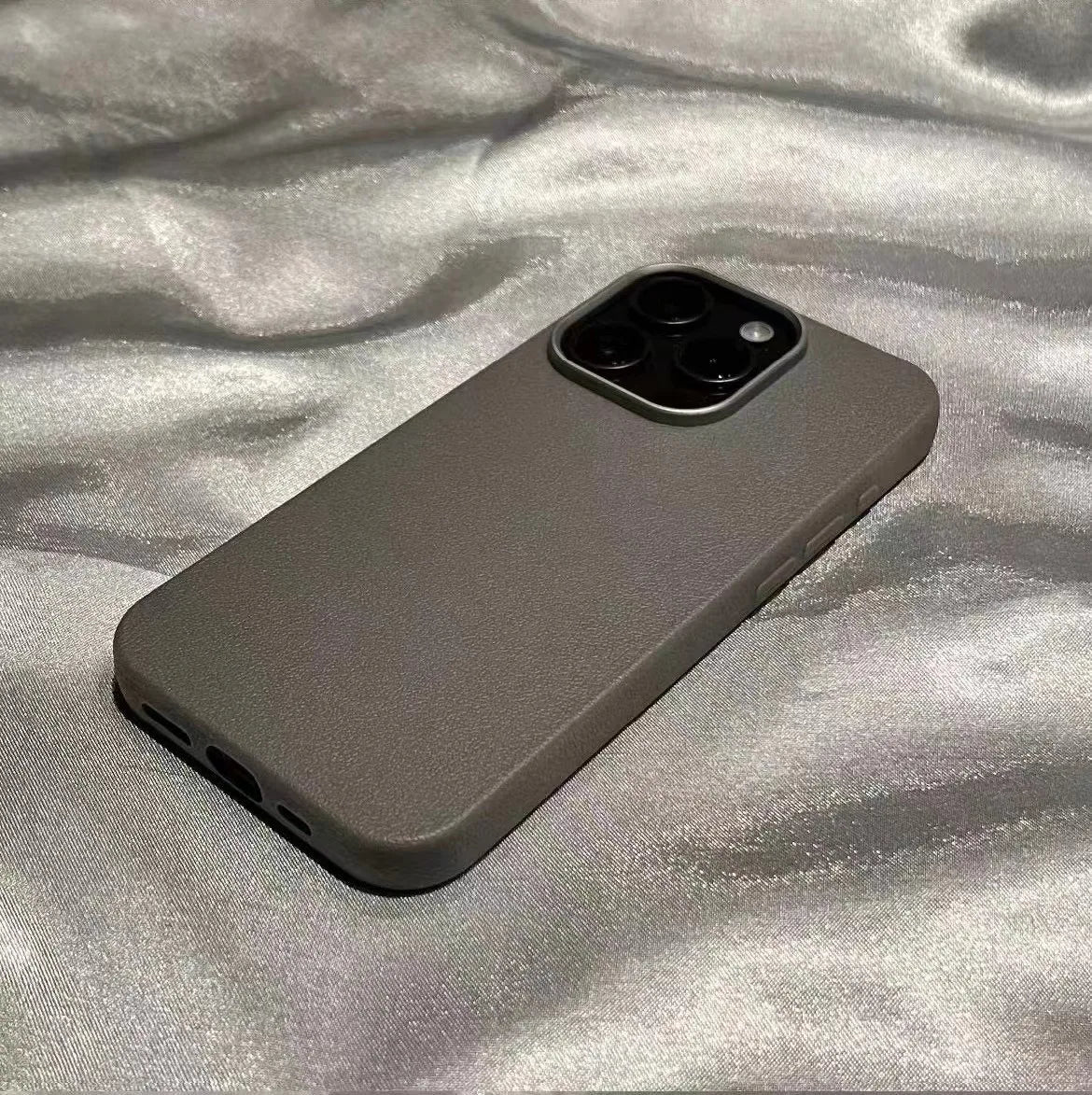 Luxury Matte Leather Phone Case