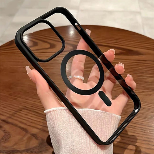 Luxury Shockproof Magsafe Wireless Charge Phone Case